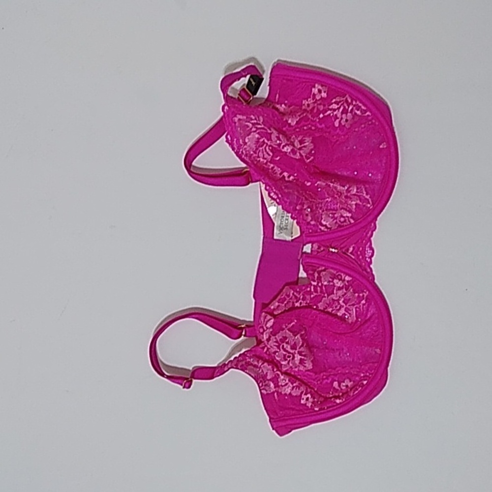 Victoria's Secret Unlined Demi Rhinestone Embellished Bra